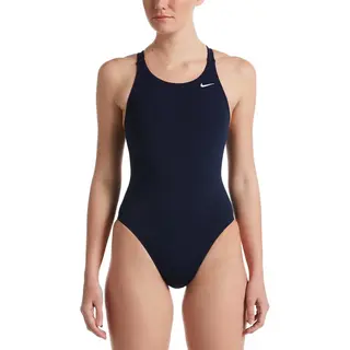 Nike Swim Hydrastrong Solids Swimsuit Navy Blue Women - 34
