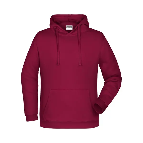 James & Nicholson James And Nicholson Heren Basis Hoodie (Wijn) thumbnail