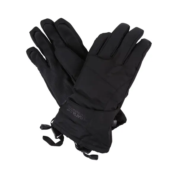 Regatta Transition Waterproof Thermoguard Gloves In Jet Black | Size, Large/Xl thumbnail