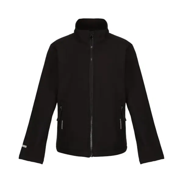 Regatta Professional Boys Kids' Ablaze 2-layer Softshell Jacket, Black, 11-12 Years Eu thumbnail