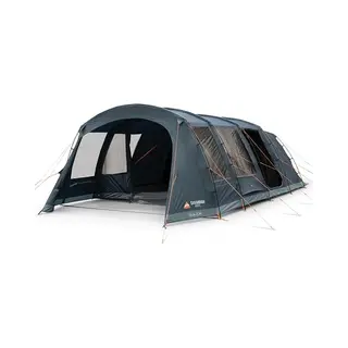 Vango Savannah 600XL Family Tent Package – 6 Person Poled Camping Tent With Built-In Awning, 4000mm Waterproof Fabric, Midnight Queen Bedrooms &