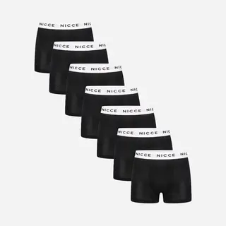 Nicce Multipacks Nicce Mens 7 Pack Boxers Borwis | Black - Xl / Black