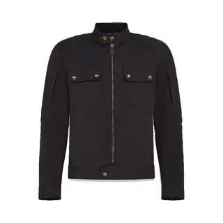 Belstaff Roberts Zwarte Waterdichte Textieljas - Maat M - Jas