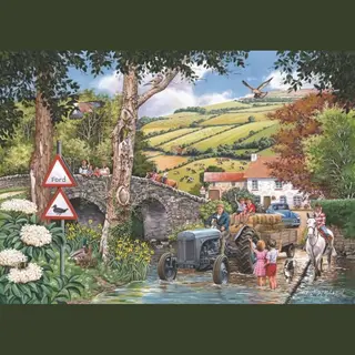 The House Of Puzzles Fergie At The Ford 1000 Piece Jigsaw Puzzle