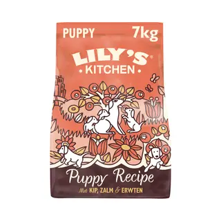Lily's Kitchen Chicken & Salmon Dry Food for Puppies 7 kg Puppy Kip, Lever, Zalm