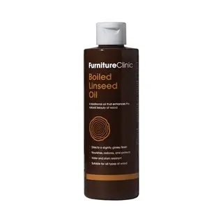 Gekookte Lijnzaadolie 500ml – Sneldrogende Houtolie Voor Buiten & Binnen – Beschermt Tegen Uitdroging, Vocht & Houtrot – Furniture Clinic –