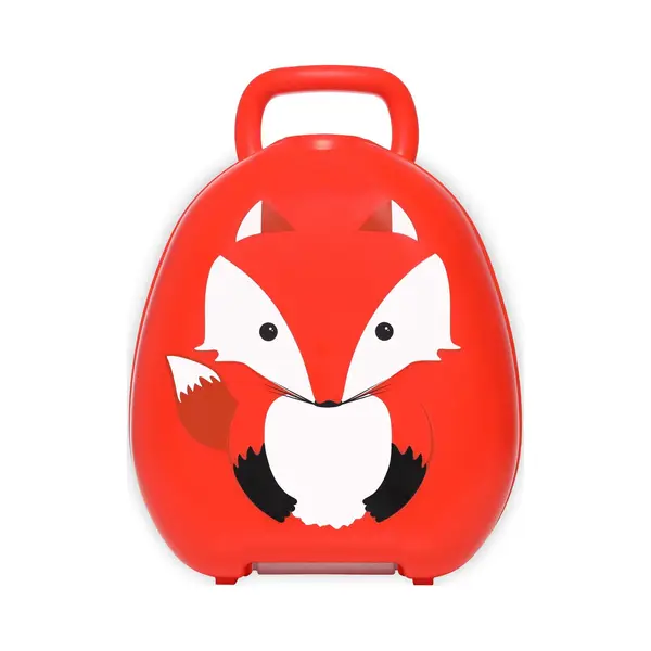 My Carry Potty - Travel Potty, Award-Winning Portable Toddler Toilet Seat For Kids To Take Everywhere (Fox) thumbnail