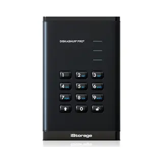 iStorage diskAshur PRO3 Ssd 4 Tb Usb Type-A / Usb Type-C 3.2 Gen 1 (3.1 Gen 1) Zwart
