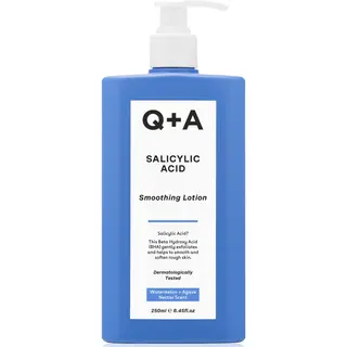 Q+A Salicylic Acid Smoothing Body Lotion (250ml), Body Moisturiser With Watermelon & Agave Scent, Body Butter Alternative, Smooths Rough Bumpy Skin,