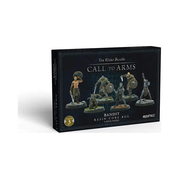 Modiphius The Elder Scrolls, Call To Arms - Bandit Core Set - Miniature Game - Ongeschilderd thumbnail