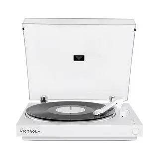 Victrola Vollautomatischer Bluetooth-Plattenspieler Mit Audio Technica ATN3600L Kartusche, Automatischer Wiederholungsfunktion,