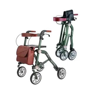 Uplivin Trive Rollator Ultra Compact Green (inclusief 3 Accessoires)