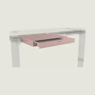 Desktronic Hidden Organizer, Under-Desk Storage Drawer - Easy Installation, Space-Saving, Large Capacity, Metal, For Office And Vanity - Durable