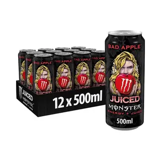 Tray Monster Energy Juiced Bad Apple - 12x50cl