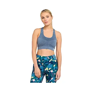 Dare 2b Womens Dont Sweat It Medium Impact Sports Bra, Seamless Q-Wic Antibacterial Fabric - Perfect For Activewear, Working Out & Yoga