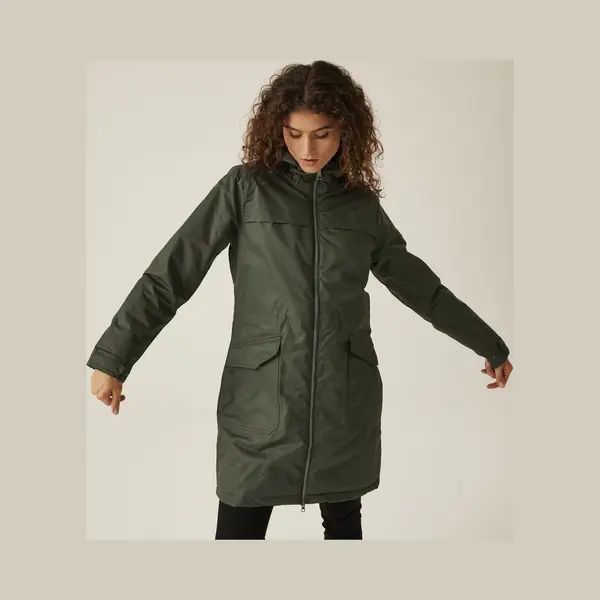 Regatta Women's Romine Ii Waterproof Parka Jacket With Isotex 10, 000 Fabric, Perfect For Walking & Outdoors thumbnail