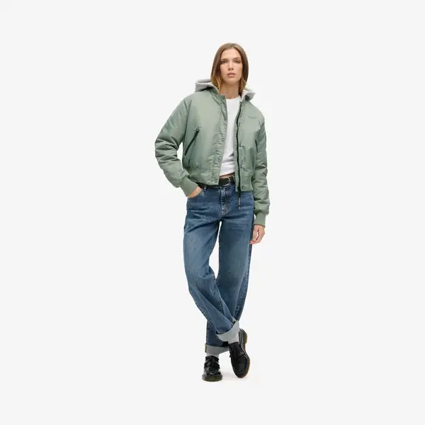 Superdry - Bomberjack Met Capuchon - Dames thumbnail