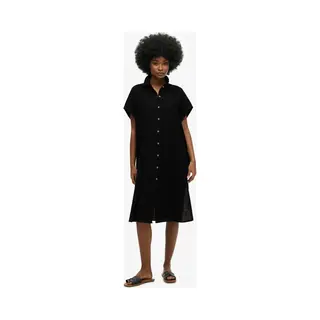 Superdry - Oversized Midi-overhemdjurk - Dames - Jurken