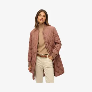 Superdry Long Quilted Liner Jas Dames