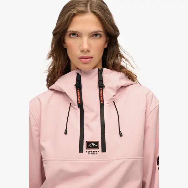 Superdry For Woman. YS110007A Ski Freestyle Softshell Jacket Pink (M), Casual, Sport, Polyester, Snow thumbnail