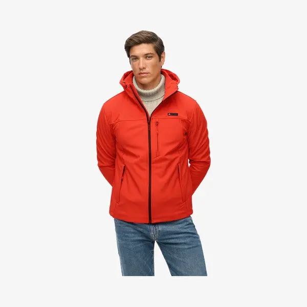 Superdry - Hooded Soft Shell Trekker Jas - Heren thumbnail