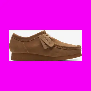 Clarks Veterschoen 'Wallabee' Beige