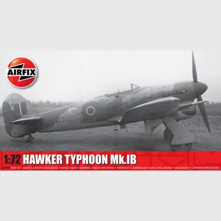 Airfix Standard Model Set - A02041B Hawker Typhoon Mk.Ib Model Building Kit - Plastic Plane Kits For Adults & Children 8+, Set Includes Sprues &