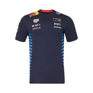 Castore Red Bull Racing Formula One Team - Officieel Formule 1 2024 Product - T-shirt Met Korte Mouwen - Nachtblauw - Uniseks