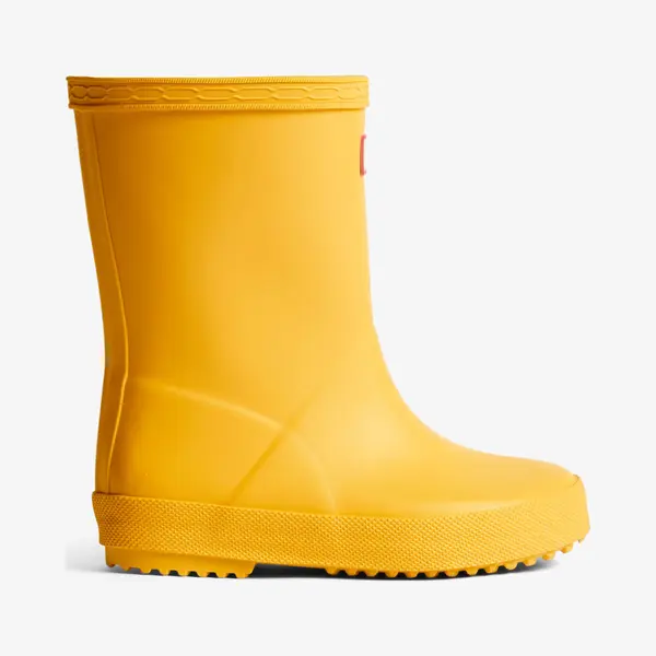 Hunter Kids First Wellington Boots In Yellow thumbnail