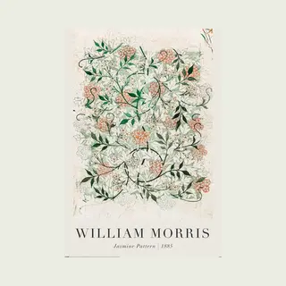 Pyramid Poster William Morris - Jasmine In Progress 61x91, 5cm
