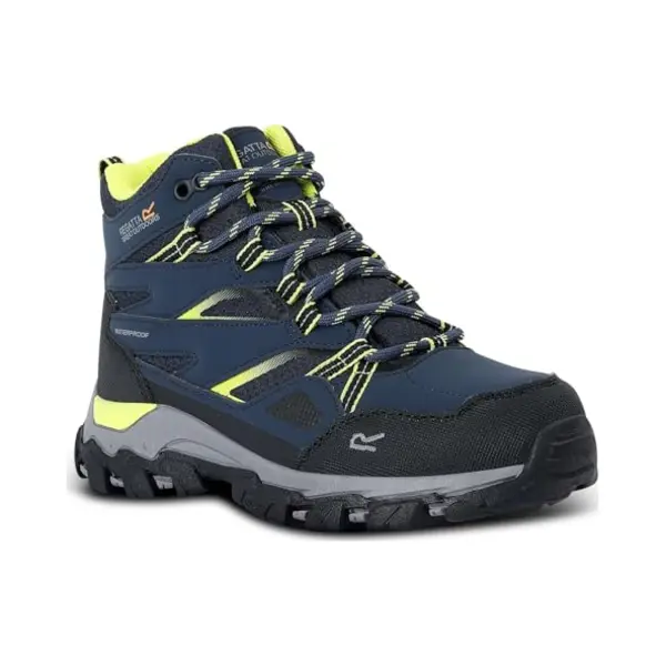 Regatta Kids Holcombe Walking Hiking Boots, Waterproof & Breathable - Perfect For Outdoors & Mountaineering thumbnail