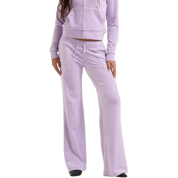 Juicy Couture Layla Low Rise Pocketed Flare Paars - Maat Xl thumbnail