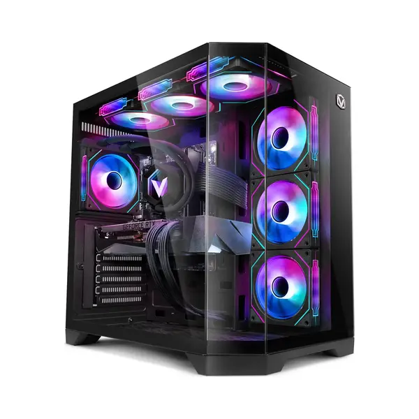 Vibox Gaming Pc - Ryzen 7 7800X3D - Rtx 5070 - 32GB DDR5 Ram - 1TB Ssd - Windows 11 - WiFi 6 + Bluetooth 5.4 - Waterkoeling thumbnail