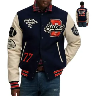 Superdry - College Geborduurde Varsity Jas - Heren
