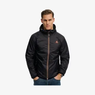 Superdry Für Herren. M5012330A Essential Windbreaker Jacke Schwarz (S), Lässig, Polyester