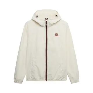 Superdry For Woman. W5012075A Off-white Essential Tri Windbreaker Jacket (M), Casual, Recycled Polister