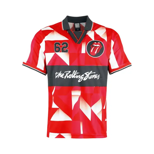 The Rolling Stones Jagger Rock Fc Jersey Red thumbnail
