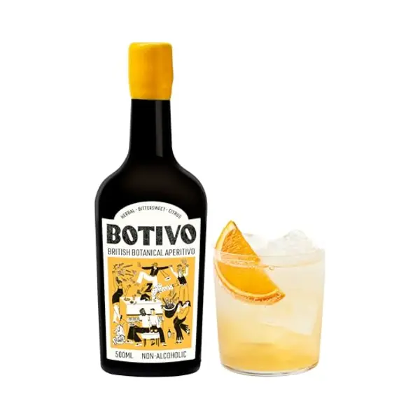 Botivo Non-Alcoholic Aperitif, British Botanical Aperitivo With Bittersweet & Citrus Notes, Handcrafted & British Apple Cider Vinegar Base, 500ml, 20 thumbnail