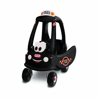 Little Tikes Black Cab Cozy Coupe Car - Ride-On With Real Working Horn, Clicking Ignition Switch, & Fuel Cap, 92 Cm X 72 Cm X 43.99 Cm