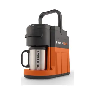 Powerplus Dubbel Vermogen, Filterkoffiezetapparaat, Grijs, Oranje