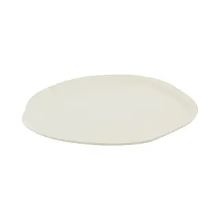 J-Line Plateau Rond - Dienblad - Metaal - Wit - Small