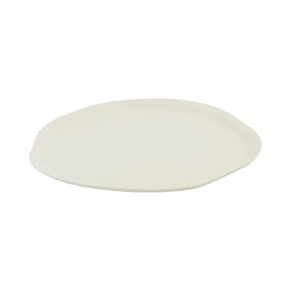 J-Line Plateau Rond - Dienblad - Metaal - Wit - Small thumbnail