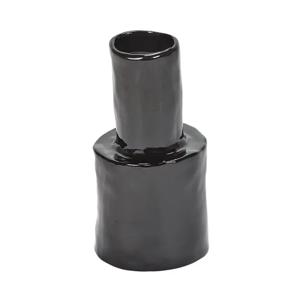 Serax - Vase Héléna - Black - Sandstone - Designer Marie Michielssen thumbnail