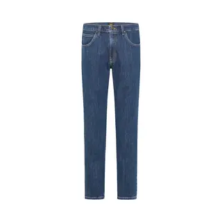 Lee, Mannen, Jeans, Brooklyn Straight Fit Jeans Donker Stonewash, Blauw, (W38/L30)