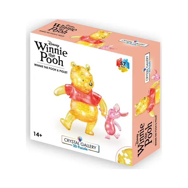 Disney Winnie The Pooh - Winnie The Pooh & Piglet - 3D Puzzle - 57 Stukjes thumbnail
