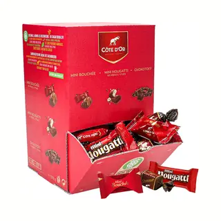 Mixxboxx Côte D'Or Chocolade Dispenser - Mini Bouchée - Mini Nougatti - Chokotoff - 120 Stuks - 1312g