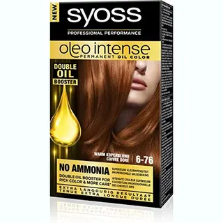 Syoss, Haarkleur, Kleur Oleo Intense 6-76 Warm Koper Blond Haarverf (Warm Koper Blond)