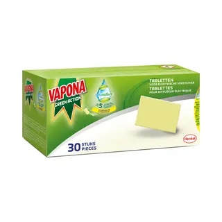 Vapona Pronature Green Action Elektronische Parfum Verstuiver Tablet Navulling - 30 Stuks