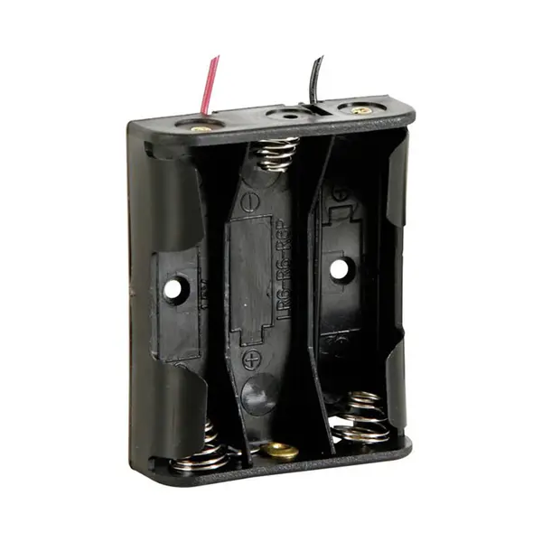 Velleman BH331A Battery Tray 3x Aa 58x48x17mm High-Quality Holder thumbnail