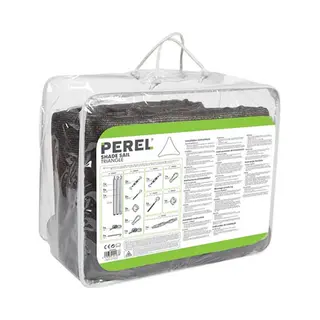 Perel GSS3360PEC schaduwdoek Driehoek Houtskool